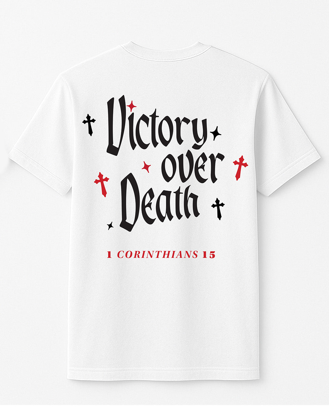 "I AM VICTORIOUS" Tee - White/Red
