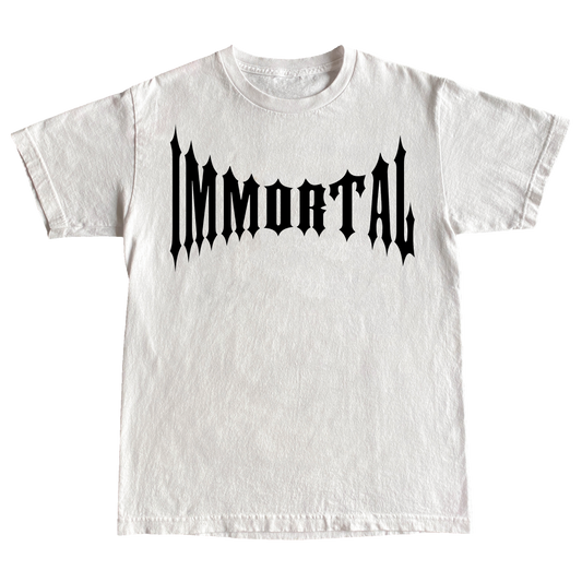 "CLASSIC IMMORTAL" Tee - White
